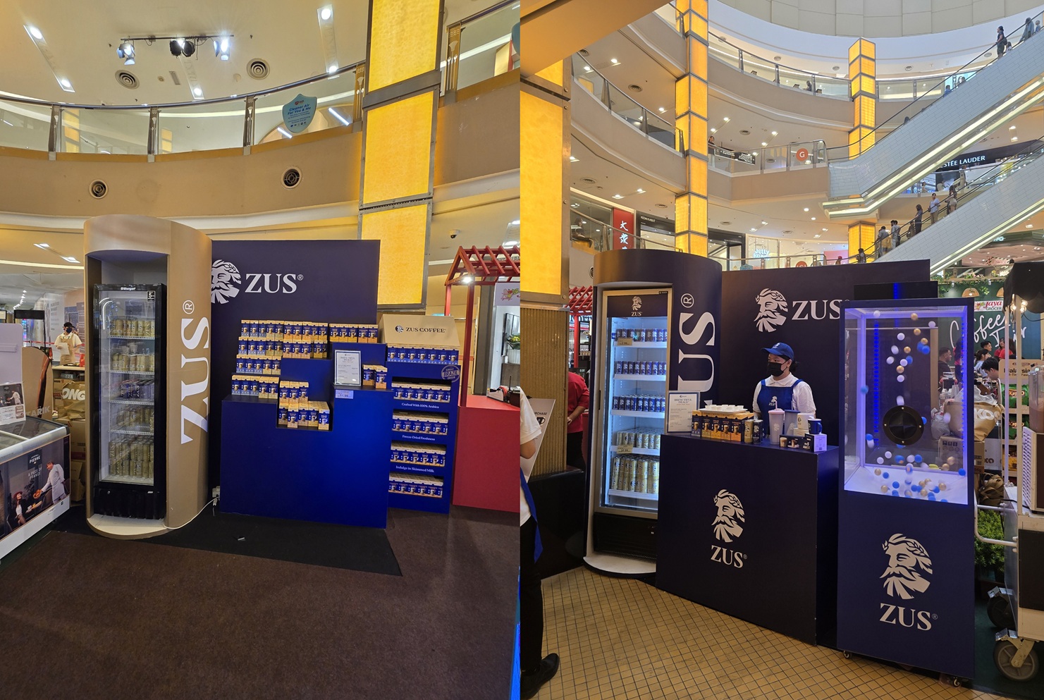 Coffee roadshow at the mall