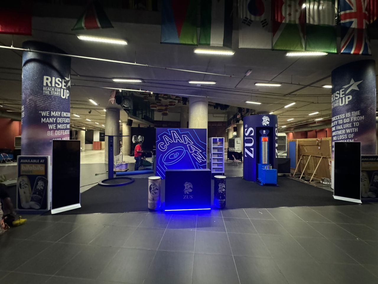 ZUS Coffee event setup